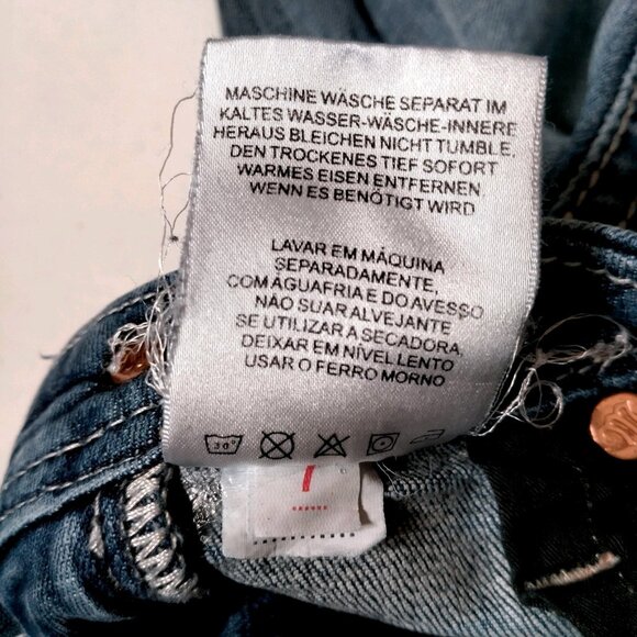 Miss Me Jeans Girls Size 7 Studded Rhinestones Whiskered KE8393C Crop Pants - Picture 7 of 16